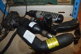 Three Electric Screwdrivers and One Manual