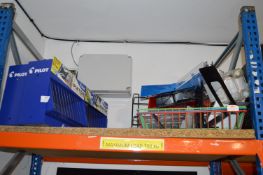 Two Pilot Display Stands, and a Quantity of Desk T