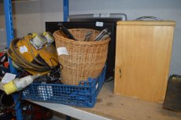 *Two Monitors, Basket of Knives, 110v Splitter Box,