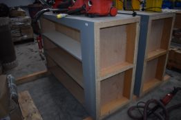 *Grey Painted Double Sided Storage Unit