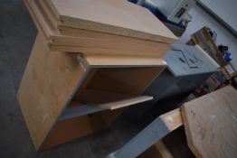 *Two Timber Shelved Storage Units