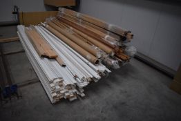 *Quantity of White Primed MDF, Hardwood Lats, Oak Strip, etc.