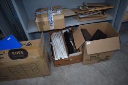 *Two Boxes of Fluorescent Tubes, Filing Trays, etc.