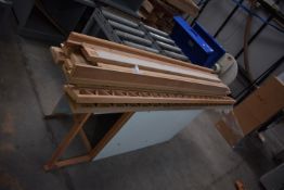 *Side Table with Assorted MDF and Timber Jigs