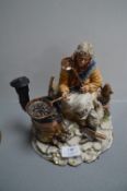 Capodimonte Figure: Chestnut Roaster