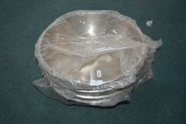 *Five Stainless Steel Bowls