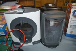 Krups Dolce Gusto and a Tassimo Coffee Machines