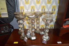 Seven Acrylic Candlesticks