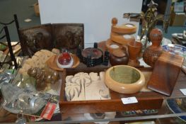 Wooden Puzzles, Metal Ornaments, etc.