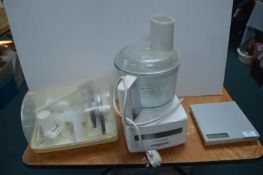 Magimix Food Processor, plus Digital Scales