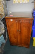 Glass Topped Two Door Cupboard