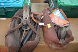 Two Vintage Toolbags and Contents