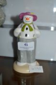 Coalport Snowman Figure