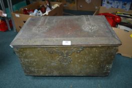 *large Brass Log Box