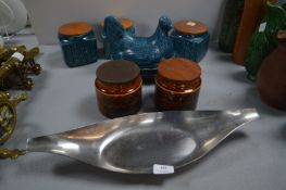 Hornsea Pottery and Saddlers Storage Jars, etc.