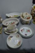 Royal Worcester Evesham Serving Dishes, Flan Dishe