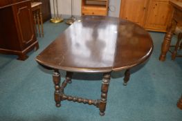 Darkwood Drop Leaf Coffee Table