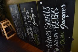 *Three Fence Mountable Chalkboards