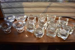 *Fourteen Glass Tealight Holders