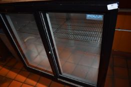 *Undercounter Bottle Cooler with Double Sliding Doors