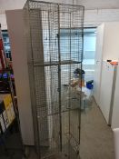 * upright wire lockers