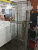 * upright wire lockers