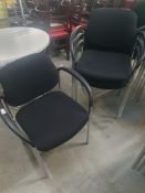 * 4 x office chairs - stackable