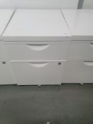 * 2 drawer pedestal filing cabinet