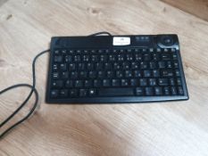 * mini trackball keyboard