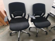 * 2 x premium ergonomic office chairs