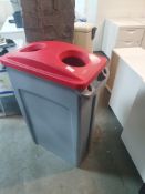 * bottle/ recycling bin