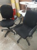 * 2 x office chairs