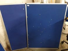 * 2 x pinboards - 900w x 1200d