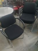 * 4 x office chairs - stackable