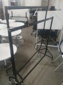 * 2 x clothes hanging rails