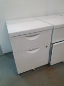 * 2 drawer pedestal filing cabinet