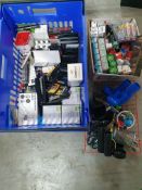 * large quantity office supplies; pens, parkers, paper clips, etc