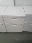 * 2 drawer pedestal filing cabinet