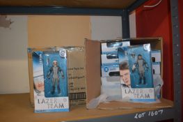 *Quantity of Lazer Team Ultra Action Figures
