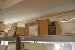 *Two Boxes of Decorative Pillows and Artificial Flowers