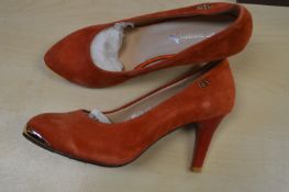 *Red Dragonfly Orange High Heels Size: 4.5