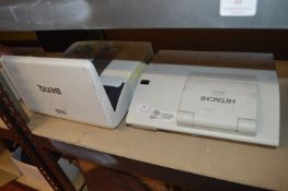 *Hitachi CP-A222WN Projector and a BenQ Projector