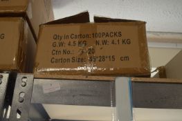 *Six Boxes of 100 35cm White Pom Poms