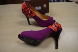*Red Dragonfly Purple High Heels Size: 6