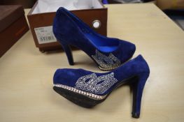 *Red Dragonfly Blue High Heels Size: 4.5