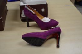 *Red Dragonfly Purple High Heels Size: 5.5