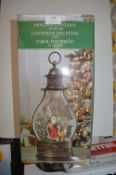 *LED Christmas Holiday Lantern with Santa