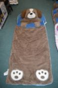 *Hugfun Child's Plush Sleeping Bag with Dog Design
