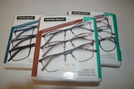 *Foster Grant +2.00 & +2.50 Reading Glasses 3pks