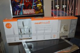 *Neatfreak Wall Mounted Coat Hooks Twin Pack